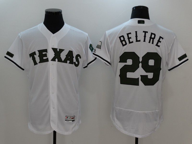 2017 MLB Texas Rangers #29 Beltre White Elite Commemorative Edition Jerseys